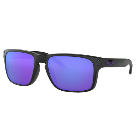 Oakley Holbrook Sunglass, JW Sig Matte Black w/ Violet Iridium-Sunglasses-Oakley-