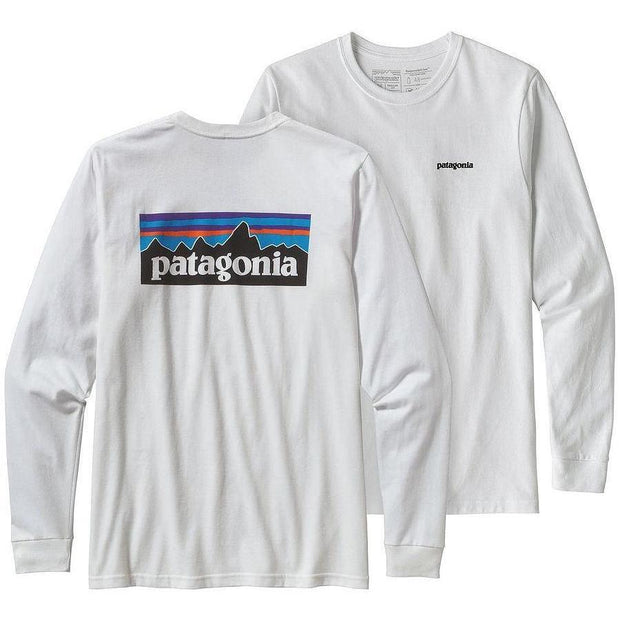 Patagonia L/S P-6 Logo Responsibili-Tee-Shirt Long Sleeve-Patagonia-XXL-White-