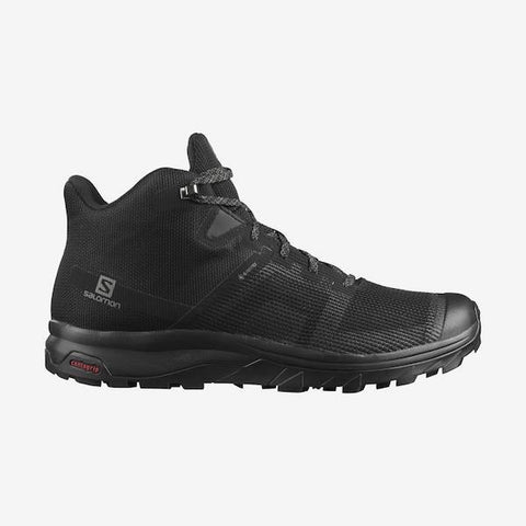 Salomon Shoe OUTline Prism Mid GTX-Shoe-Salomon-Black/ Castor Grey-UK8-