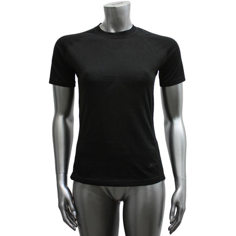 XTM Womens Merino T-Shirt Black - First Tracks Boardstore