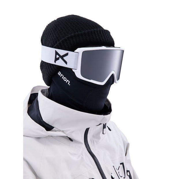 Anon M3 MFI Cylindrical Goggle White w/ Perceive Sunny Onyx