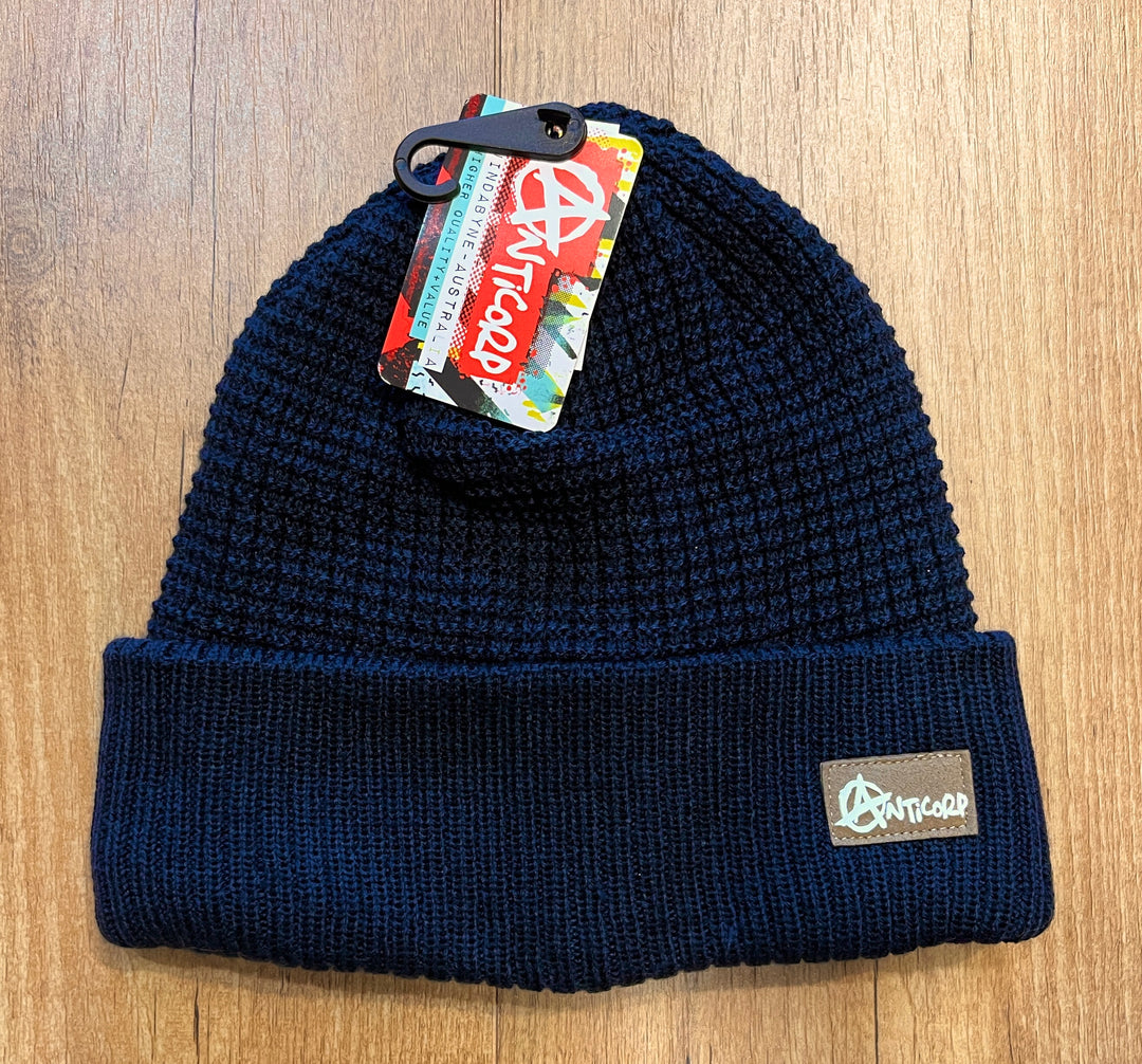 Anticorp Grid Lined Beanie