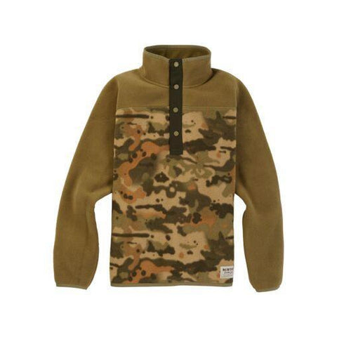 Burton Kids Spark Fleece Anorak-Fleece-Burton-S-Martini Kelp Camo-