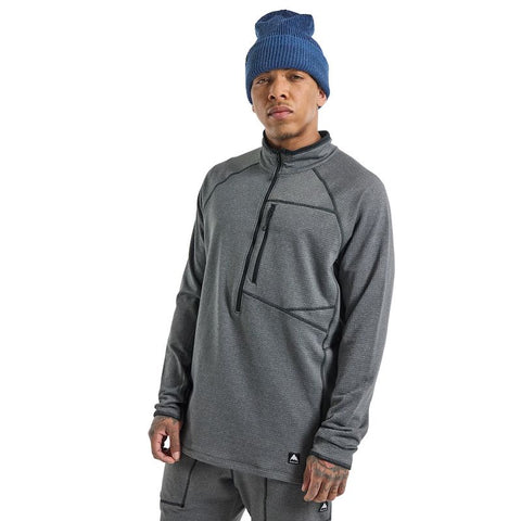 Burton Stockrun Grid Half-Zip Fleece