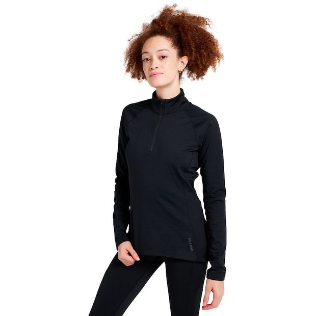 Burton Womens Heavyweight Quarter-Zip Base Layer Crew