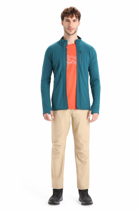 Icebreaker Mens Merino Descender Zip Jacket