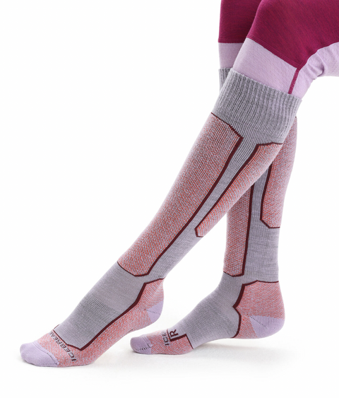 Icebreaker Womens Merino Ski+ Light Over The Calf Sock