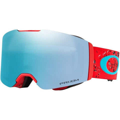 Oakley Fall Line Goggle Arctic Fracture Red Sea w/ Prizm Sapphire - First Tracks Boardstore