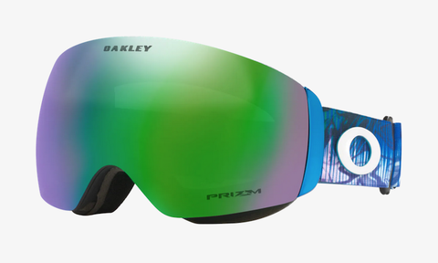 Oakley Flight Deck Goggle XM - Mikaela Shiffrin Abstract Blue w/ Prizm Jade Iridium