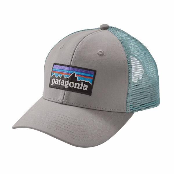 Patagonia P-6 Logo Trucker, Drifter Grey-Cap-Patagonia-OSFA-