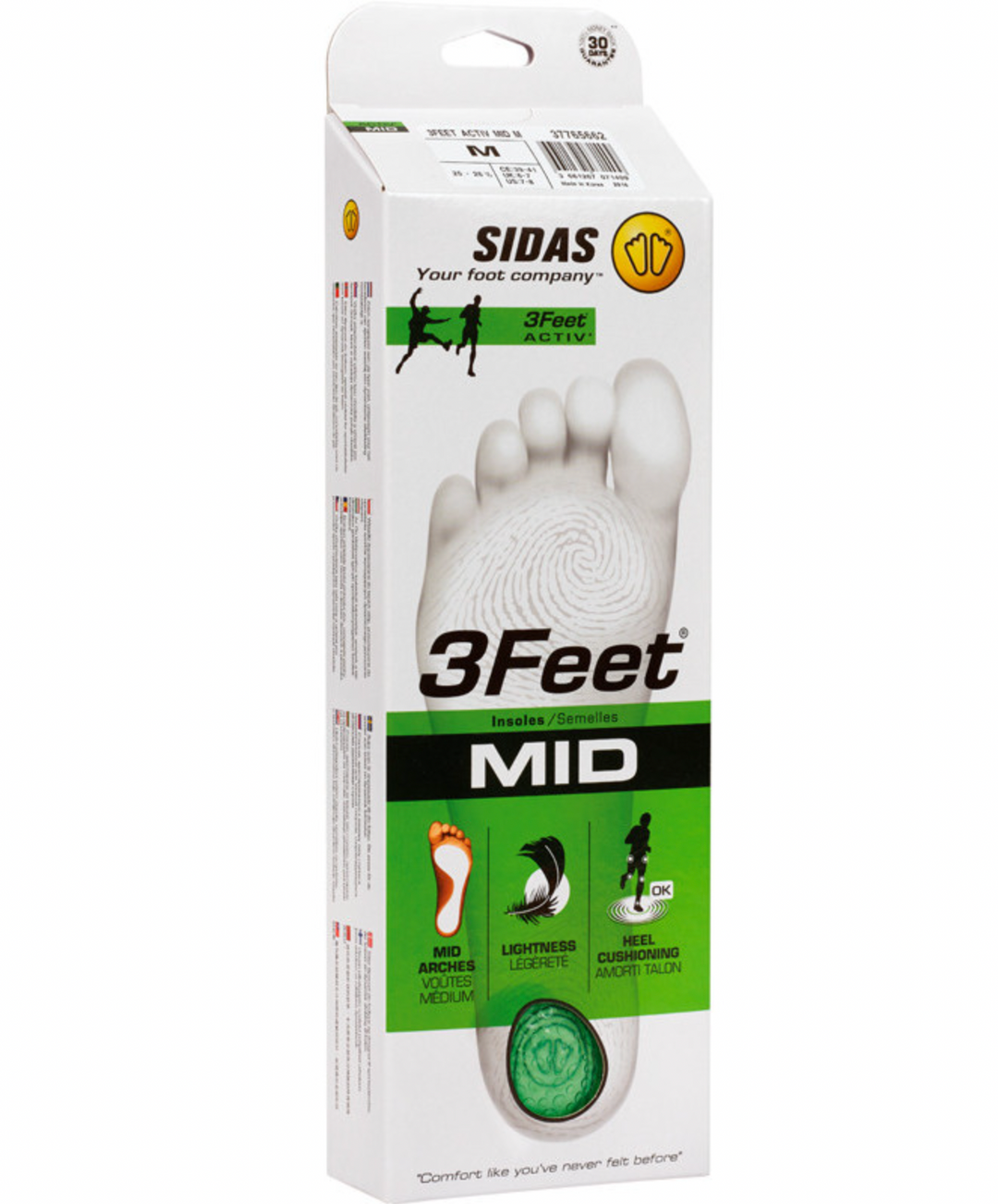 Sidas 3 feet Active 4mm Insoles