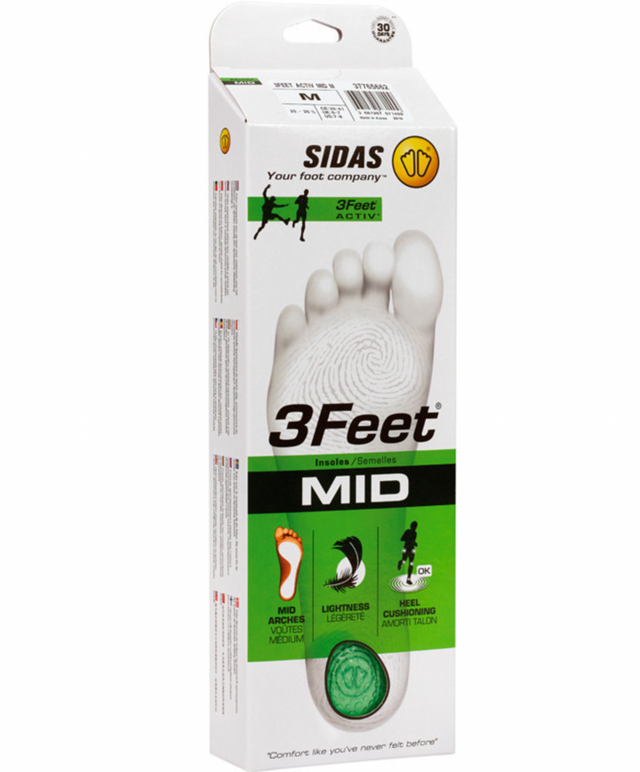 Sidas 3 feet Active 4mm Insoles