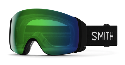 Smith 4D Mag Goggle - Black w/ ChromaPop Everyday Green Mirror