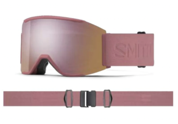 Smith Squad Mag Goggle - Chalk Rose w/ ChromaPop Rose Gold Mirror