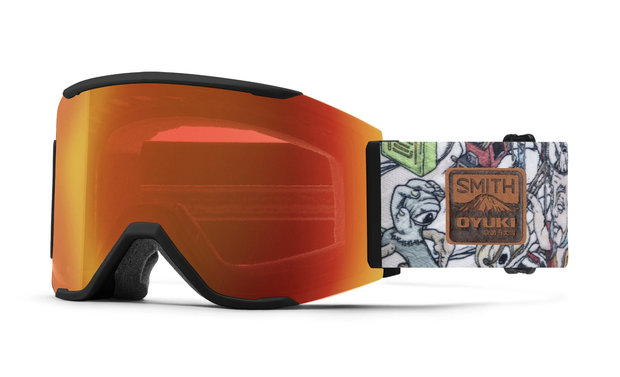 Smith Squad Mag Goggle - Oyuki x Smith w/ ChromaPop Everyday Red Mirror
