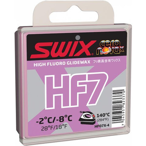 Swix HF 7X 40gm Violet High Flour -2C /-8C - First Tracks Boardstore
