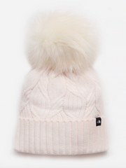 The North Face Oh Mega Fur Pom Beanie