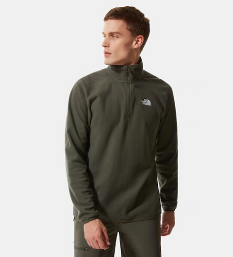 The North Face Mens TKA Glacier Quarter Zip Fleece